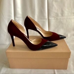 Prada color block Camoscio Pumps